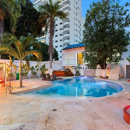 10br Mansion Beachfront W Pool And Disco Holiday home Cartagena